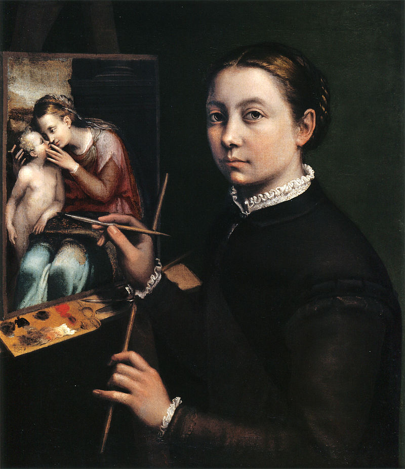 800px-Self-portrait_at_the_Easel_Painting_a_Devotional_Panel_by_Sofonisba_Anguissola